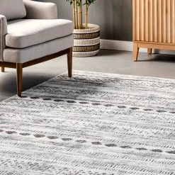 NuLOOM New Arrivals Aida Tribal Banded Bohemian Area Rug
