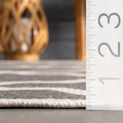 NuLOOM Machine Made Gina Outdoor Moroccan Trellis Area Rug 72 NuLOOM Machine Made Gina Outdoor Moroccan Trellis Area Rug