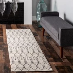 NuLOOM New Arrivals Mila Cartouche Trellis Area Rug