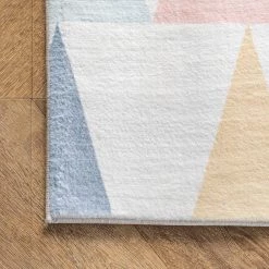 NuLOOM Penny Kids Geometric Nursery Or Playroom Area Rug New Arrivals