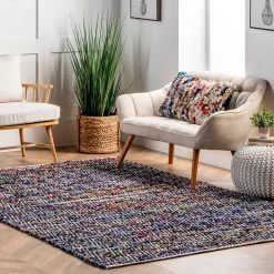 NuLOOM Hand Woven Chevron Rochell Area Rug Contemporary