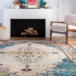 NuLOOM Vintage Medallion Veronica Area Rug Best Sellers