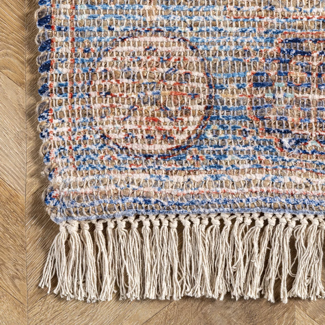 NuLOOM New Arrivals Mabree Vintage Floral Medallion Flatweave Area Rug 5 NuLOOM New Arrivals Mabree Vintage Floral Medallion Flatweave Area Rug