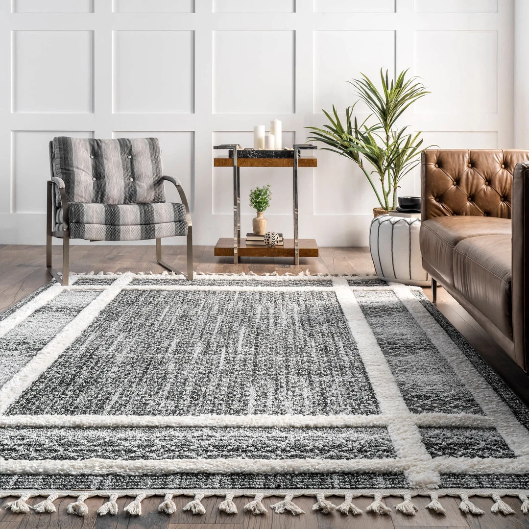 NuLOOM Portia Contemporary High Low Shaggy Tassel Area Rug New Arrivals 8 NuLOOM Portia Contemporary High Low Shaggy Tassel Area Rug New Arrivals