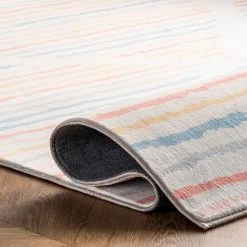 NuLOOM Alise Kids Striped Nursery Or Playroom Area Rug New Arrivals