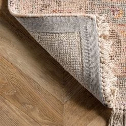 NuLOOM Mildred Distressed Floral Medallion Tassel Area Rug New Arrivals 15 NuLOOM Mildred Distressed Floral Medallion Tassel Area Rug New Arrivals