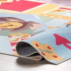NuLOOM New Arrivals Catherine Zoo Animals Kids Washable Area Rug 12 NuLOOM New Arrivals Catherine Zoo Animals Kids Washable Area Rug