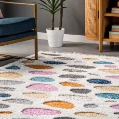 NuLOOM New Arrivals Maybelle Braided Tassle Modern Area Rug