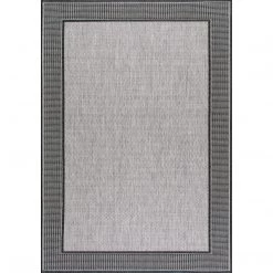 NuLOOM Gris Border Indoor/Outdoor Area Rug