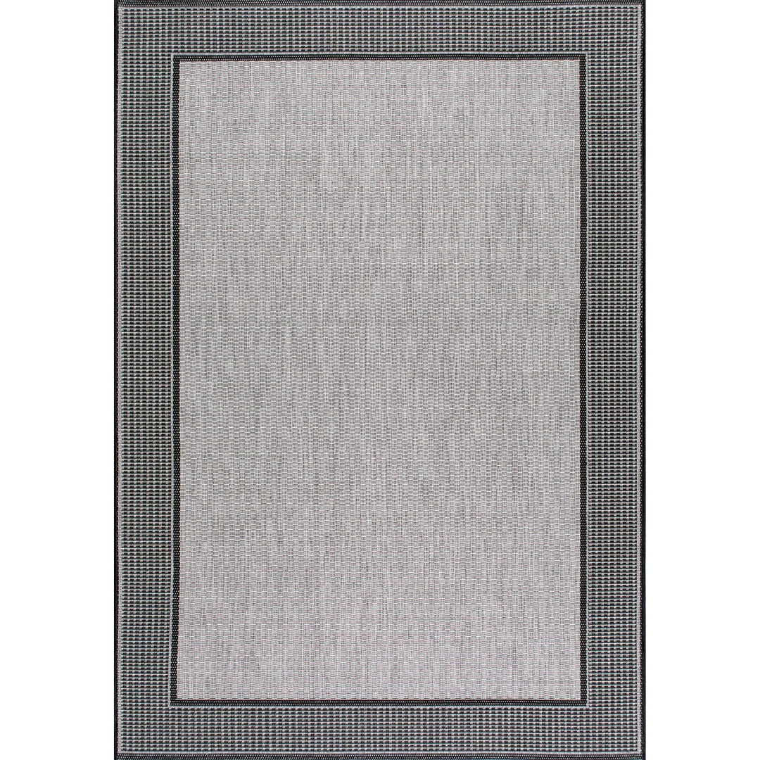 NuLOOM Gris Border Indoor/Outdoor Area Rug 1 NuLOOM Gris Border Indoor/Outdoor Area Rug