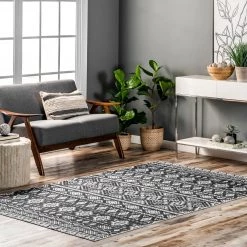 NuLOOM New Arrivals Shelby Washable Graphic Area Rug