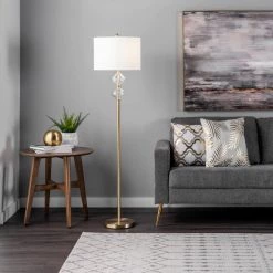 NuLOOM Imperia 61" Glass Floor Lamp New Arrivals