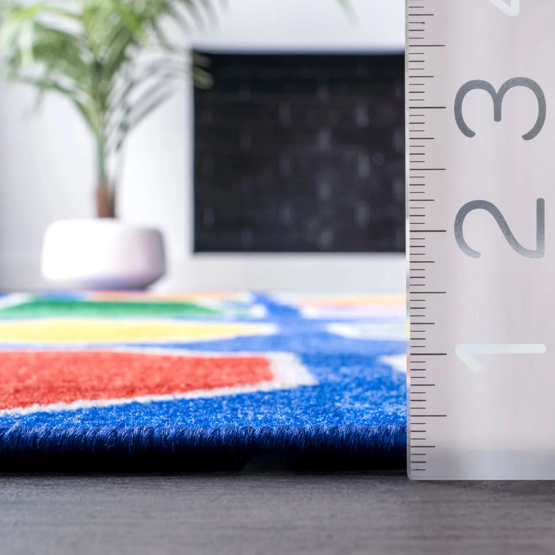 NuLOOM Kecia Octagons Printed Rug 3 NuLOOM Kecia Octagons Printed Rug