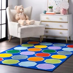 NuLOOM Kecia Octagons Printed Rug