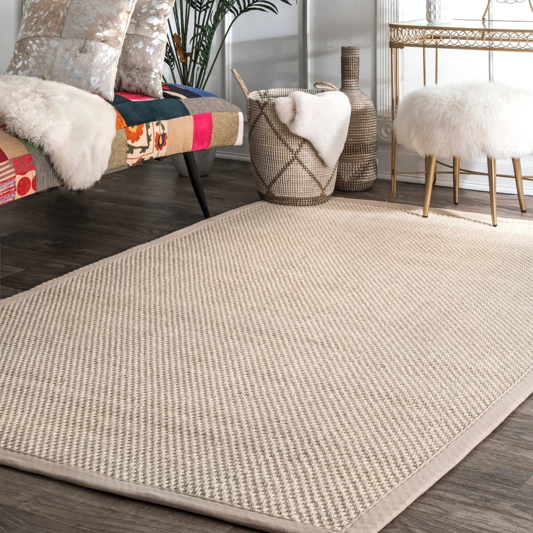 NuLOOM Natural Elaine Rug Jute 2 NuLOOM Natural Elaine Rug Jute