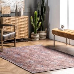 NuLOOM Sariyah Printed Floral Flatweave New Arrivals