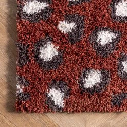 NuLOOM Lennon Cozy Shag Leopard Area Rug