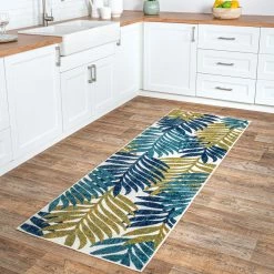 NuLOOM Molly Textured Tropical Leaves Indoor/Outdoor Area Rug New Arrivals 19 NuLOOM Molly Textured Tropical Leaves Indoor/Outdoor Area Rug New Arrivals