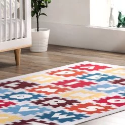 NuLOOM Kayden Alphabet Jigsaw Kids Washable Area Rug 17 NuLOOM Kayden Alphabet Jigsaw Kids Washable Area Rug