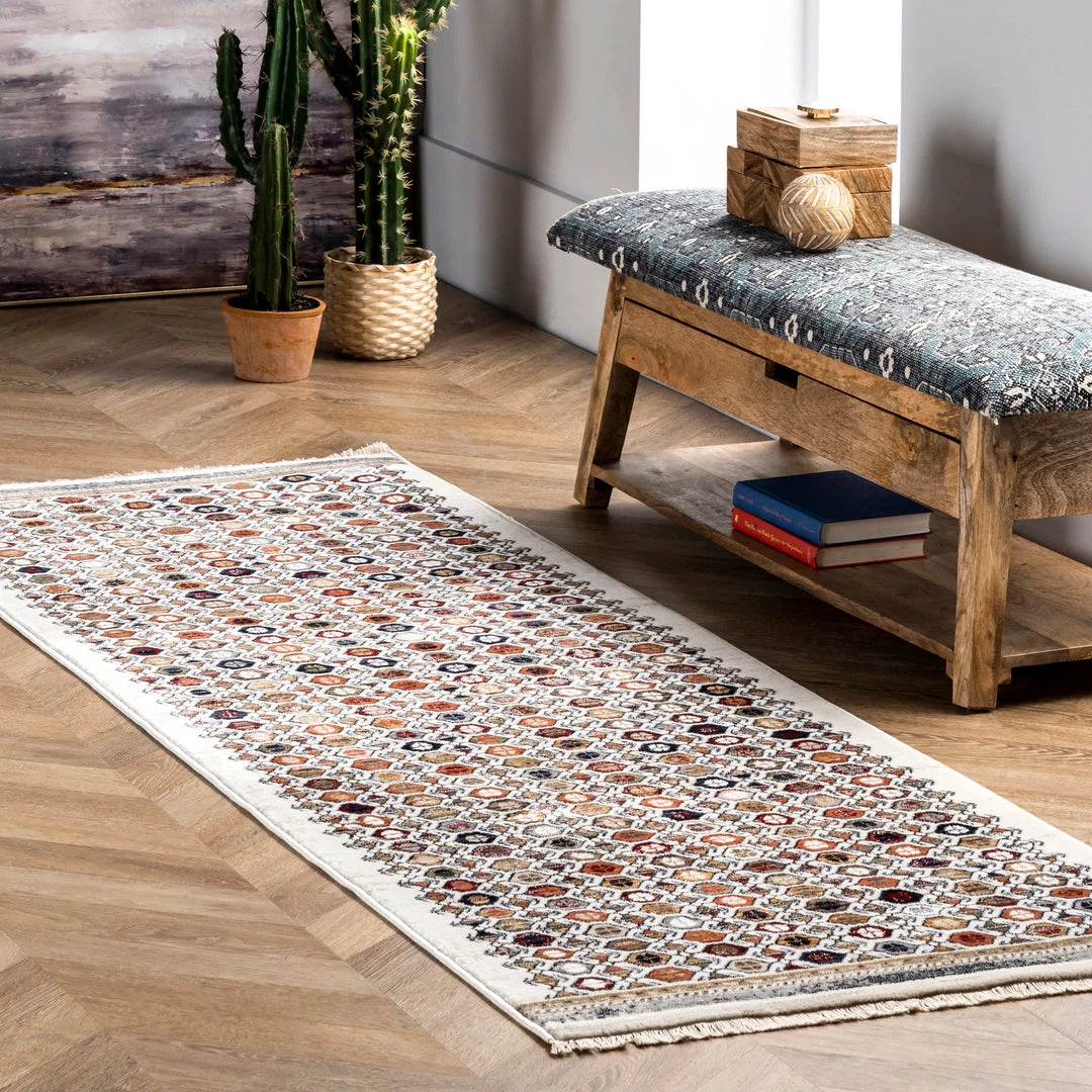 NuLOOM Posie Geometric Stripe Fringe Area Rug 10 NuLOOM Posie Geometric Stripe Fringe Area Rug