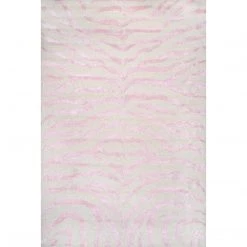 NuLOOM Contemporary Hand Tufted Plush Zebra Area Rug 45 NuLOOM Contemporary Hand Tufted Plush Zebra Area Rug