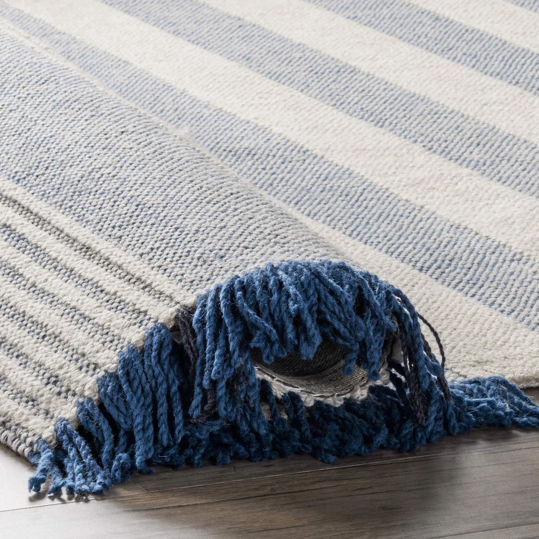 NuLOOM Jennie Hand Loomed Wool Striped Flatweave Fringe Area Rug New Arrivals 4 NuLOOM Jennie Hand Loomed Wool Striped Flatweave Fringe Area Rug New Arrivals