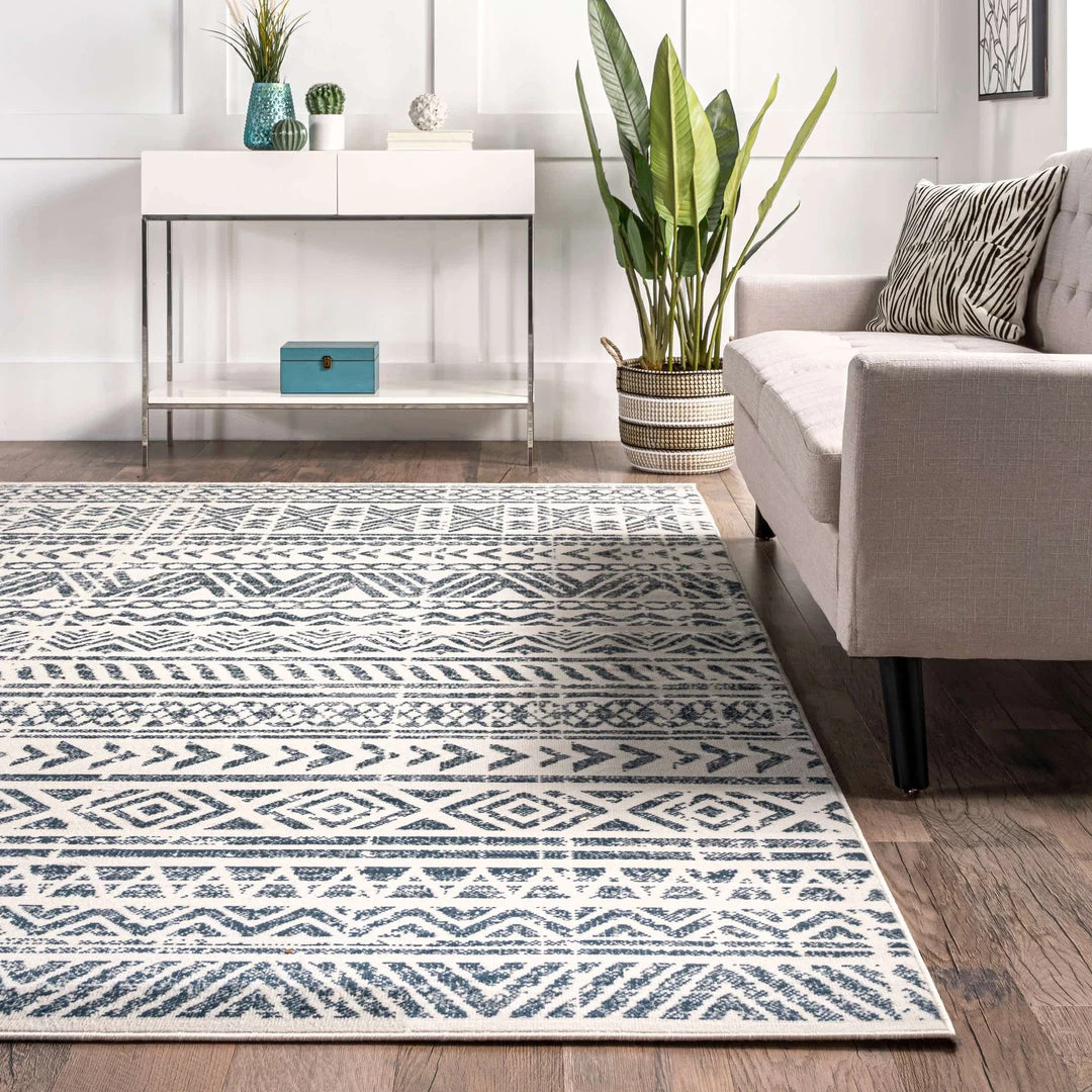NuLOOM New Arrivals Chloe Tribal Motif Banded Area Rug 8 NuLOOM New Arrivals Chloe Tribal Motif Banded Area Rug