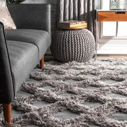 NuLOOM Francene Diamond Trellis Shaggy Area Rug New Arrivals