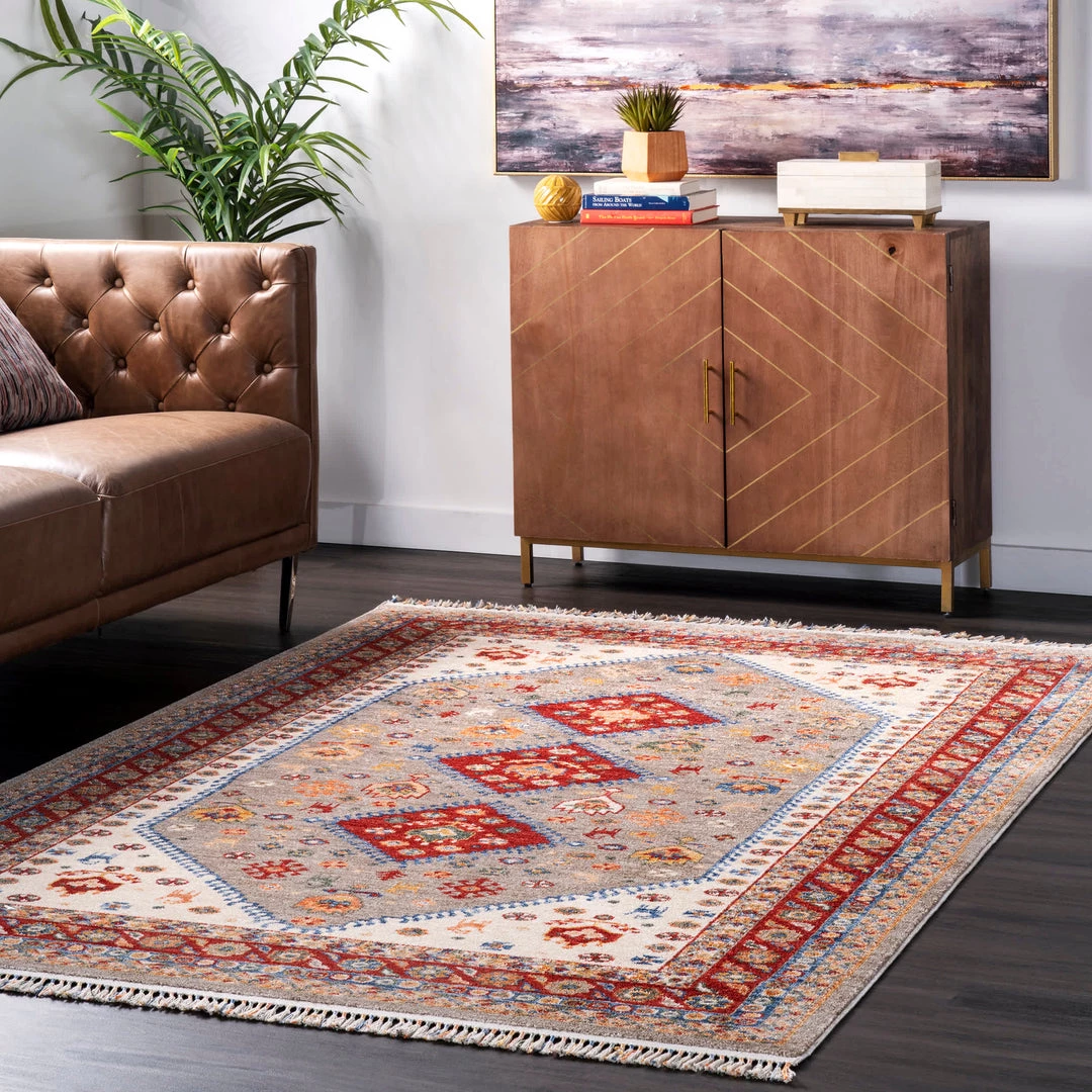NuLOOM Romee Medallion Tassel Area Rug New Arrivals 4 NuLOOM Romee Medallion Tassel Area Rug New Arrivals