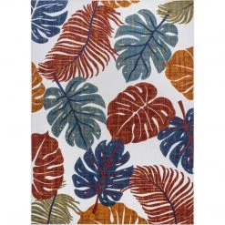 NuLOOM New Arrivals Ryleigh Textured Leaves Indoor/Outdoor Area Rug
