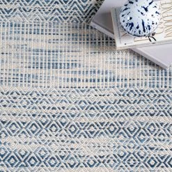 NuLOOM New Arrivals Diem Geometric Cotton Tassel Area Rug