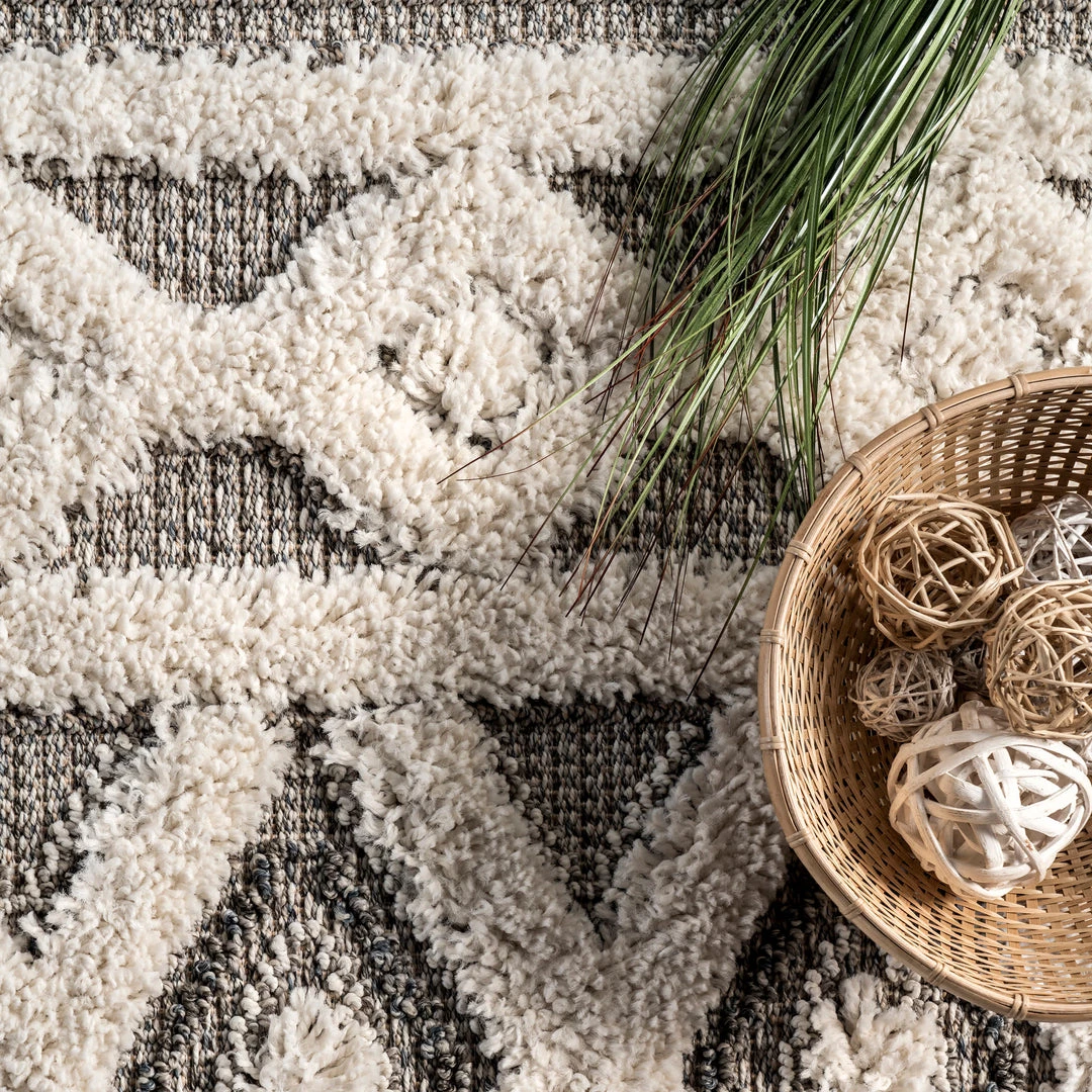 NuLOOM Rebecca High Low Textured Shaggy Area Rug 6 NuLOOM Rebecca High Low Textured Shaggy Area Rug