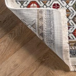 NuLOOM Posie Geometric Stripe Fringe Area Rug 16 NuLOOM Posie Geometric Stripe Fringe Area Rug