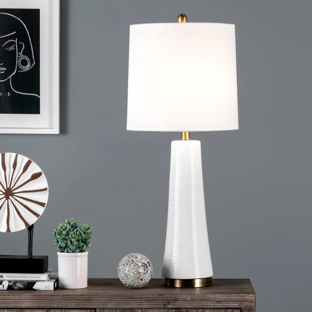 NuLOOM New Arrivals Fayette 30" Ceramic Table Lamp 2 NuLOOM New Arrivals Fayette 30" Ceramic Table Lamp