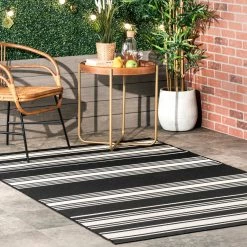 NuLOOM Montana Striped Indoor/Outdoor Area Rug New Arrivals