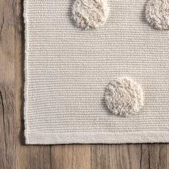 NuLOOM New Arrivals LuLu Hand Woven Raised Dots Area Rug