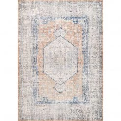 NuLOOM New Arrivals Vintage Medallion Washable