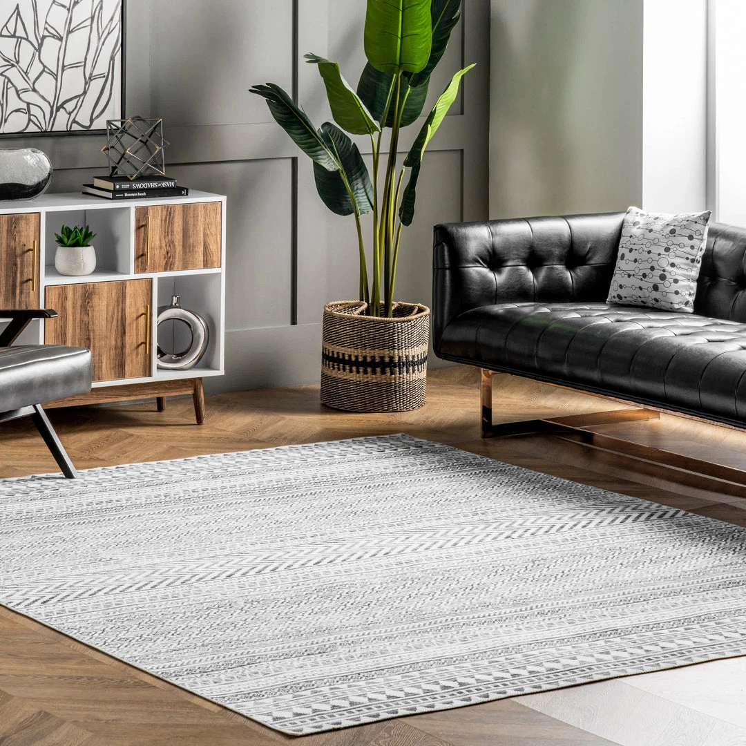 NuLOOM Tribal Banded Washable Area Rug 2 NuLOOM Tribal Banded Washable Area Rug