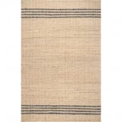 NuLOOM New Arrivals Striped Casual Jute Flatweave Area Rug