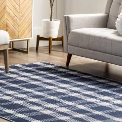 NuLOOM Tartan Plaid Washable Area Rug