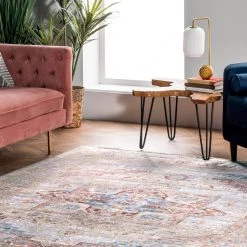 NuLOOM New Arrivals Jayden Cardinal Medallion