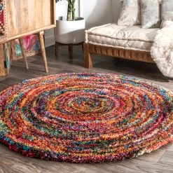 NuLOOM Ardelle Swirl Shaggy Area Rug