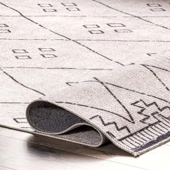 NuLOOM Sydney Machine Washable Diamond Trellis Area Rug