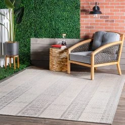NuLOOM New Arrivals Leigh Ethnic Stripes Indoor/Outdoor Area Rug