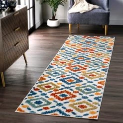 NuLOOM Indoor/Outdoor Transitional Labyrinth Area Rug