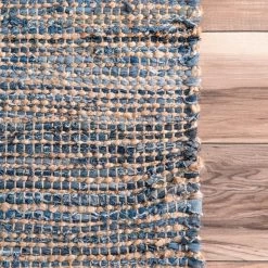 NuLOOM Bedroom Flatweave Vernell Jute Area Rug