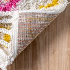 NuLOOM New Arrivals Teegan Cozy Shag Tribal Tassel Area Rug