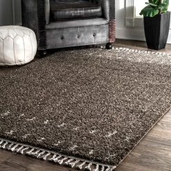 NuLOOM Best Sellers Vasiliki Moroccan Tribal Tassel Area Rug