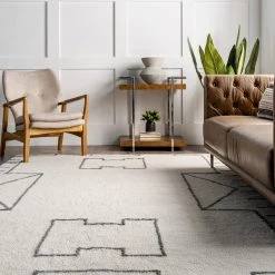 NuLOOM Roman Atrium Wool Washable Area Rug New Arrivals