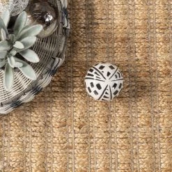 NuLOOM Hallie Farmhouse Hand Woven Braided Jute Tassel Area Rug New Arrivals